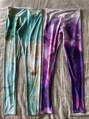 Society6 set of 2 one of a kind Leggings
